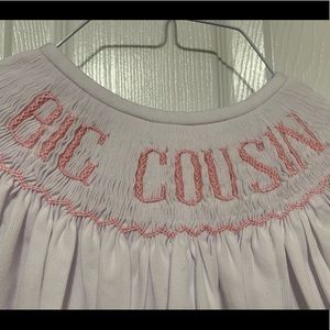 2T Big Cousin Smocked Dress